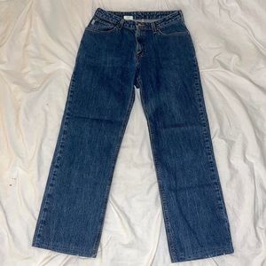 CARHARTT DENIM STRAIGHT LEG JEANS